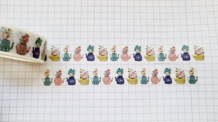 Washi Tape Blumentöpfe